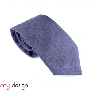 Bamboo indigo silk tie